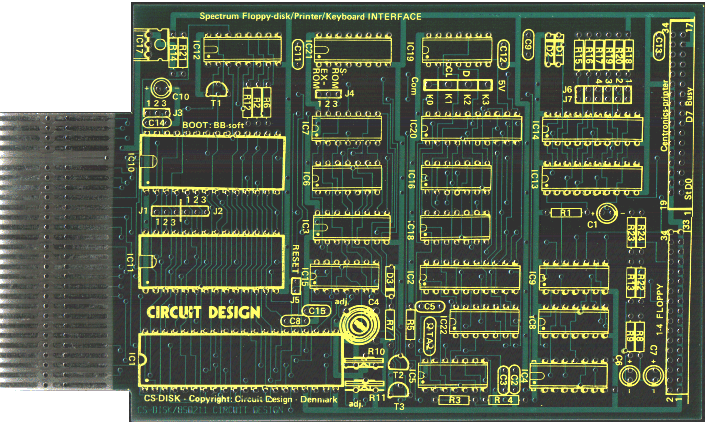 Unpopulated CS-DISK PCB